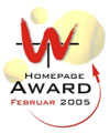 Homepage Award 2005