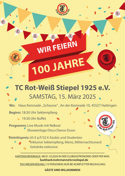 100 Jahrfeier